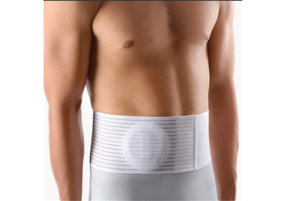 Narbenbruch-Bandage Gr.XL (125-150cm) Höhe 21cm, weiss