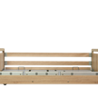 Niedrigbett SERACARE Low 11-80, 90x200, Lindberg Eiche, durchgehende Seitengitter | Bild 2