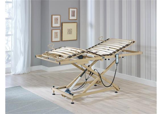 Pflege-Einlegerahmen Lite 90x200cm, Höhenverstellung 29-74cm, Arbeitslast 200kg