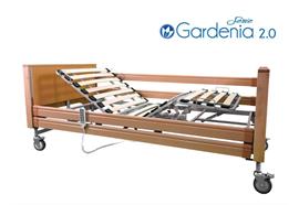 Pflegebett Gardenia Budget, 85x200, mit Holzliegefläche, Rastomat und Trendelenburg