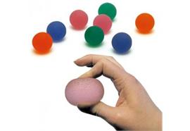 Press-Ball Pink soft leicht, Fit-Training für Hand und Unterarm, inkl. Übungsanleitungen