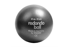 Redondo Ball 18cm anthrazit, Belastbarkeit bei Übungen im Liegen ca. 120 kg, mit Stöpsel