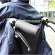 Regenschutz mit Ärmel und Beinschutz zu Scooter/Rollstuhl blau (marine) mit Kapuze und Arm | Bild 3