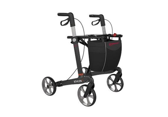 Rollator Athlon Carbon M (SH55) inkl. Stockhalter u. Tasche