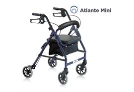Rollator Atlante MINI, faltbares Alu-Gestell, inkl. Rückenbügel und Sitz