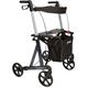 Rollator Buffalo XXL inkl.Rückengurt 200kg belastbar, Sitzhöhe 62 cm,anthrazit-grau