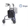 Rollator Cryo 3-Rad, mit Korb und Tasche, max 136kg