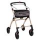 Rollator Indoor JG mit Stoffkorb + Tablett, champagner