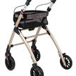 Rollator Indoor JG mit Stoffkorb + Tablett, champagner | Bild 4