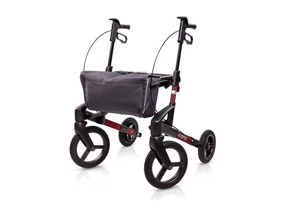 Rollator Topro Olympos ATR BS "M Slim" rot mit grossen Rädern