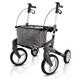 Rollator Topro Olympos ATR SLIM "M" weinrot mit grossen Rädern