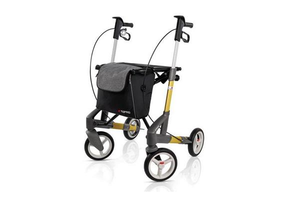 Rollator Topro Troja 5G Premium "S" gelb für Körpergrösse 135-170cm