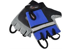 Rollstuhl-Handschuhe Sport blau Gr. XXL