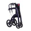 Rollstuhl/Rollator Rollz Motion² dark purple 2-in-1 mit TB, max. Belastbarkeit: 125 kg | Bild 2