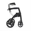 Rollstuhl/Rollator Rollz Motion² SMALL black (matt schwarz) 2-in-1 mit TB, -125 kg | Bild 2
