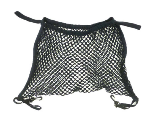 Rollstuhl-/ Rollatornetzli schwarz (Einkaufsnetz), Tragfähigkeit: 20 kg