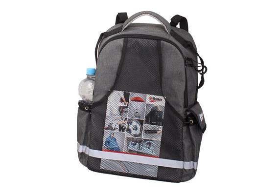 Rollstuhl/Sauerstoffrucksack Rolko (Polyester-Multitasche grau 28x47x15cm, Gewicht 700 g)