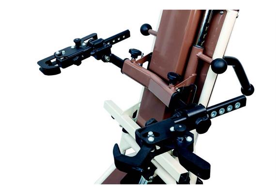 Rollstuhlhalterung/-kupplung GECKO-3D zu Rollstühlen mit Trommelbremse