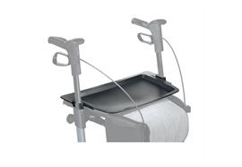 Serviertablett zu Rollator Olympos M / Olympos ATR "M", schwarz, max. 5 kg, aufschiebbar