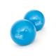 Sissel Pilates Fitness Toning Ball 900g blau Ø 9cm mit griffiger Oberfläche, Set à 2 Stk.