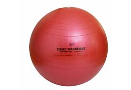 Sitzball Securemax 65cm rot max. Belastbarkeit 150 kg, inkl. Übungsposter und Stöpselheber