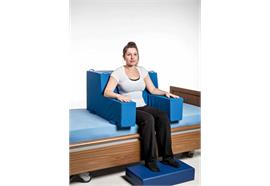 Sitzhilfe Jimmy XL Sitzbreite 50cm mit PU-Bezug aquamarin, Antirutsch, verschweisst