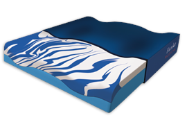 Sitzkissen Premium Gel blau mit Cooling-Effekt 40x42x8 cm