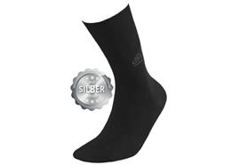 Socken für Diabetiker DEOMED cotton silver, 35-38, schwarz