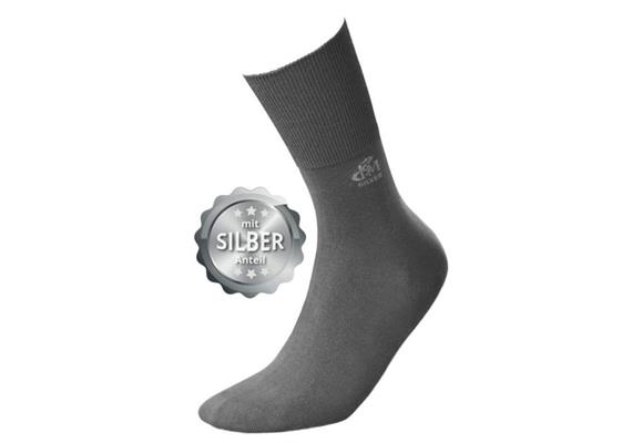 Socken für Diabetiker DEOMED cotton silver, 39-42, dunkelgrau
