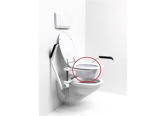 Spritzblende lose 130mm zu Toilettensitz TH-10 und Toilettenlift TE-25