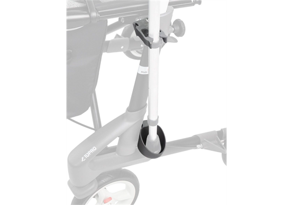 Stockhalter zu Rollator Topro Olympos ATR + Topro Troja 5G, grau