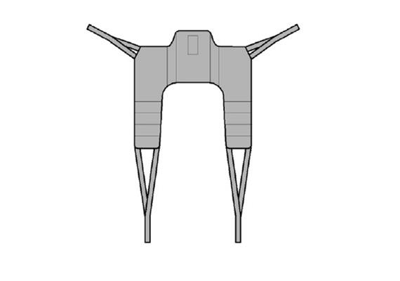 Stützgurt Premium zu Aufstelifter L, 4-Punkt (Transfer Stand Assist) Stoff:Standard-Stoff