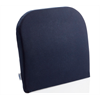 TEMPUR Rückenkissen höhenverst. 36x36x7cm mit Höhenverstellung  und Jersey-Bezug blau