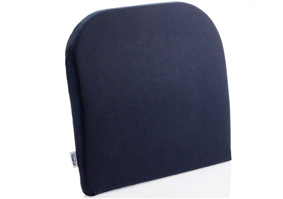 TEMPUR Rückenkissen höhenverst. 36x36x7cm mit Höhenverstellung  und Jersey-Bezug blau