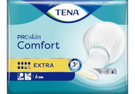 TENA Comfort Extra gelb PROskin 40 Stk atmungsaktive Einlagen mit Auslaufschutz+Neutralize