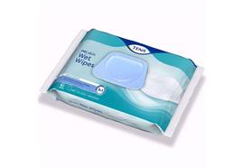 TENA Wet Wipes ca 30x20cm Feuchtigkeitstüchlein 3-in-1 48 Stk alkoholfrei Pro Skin