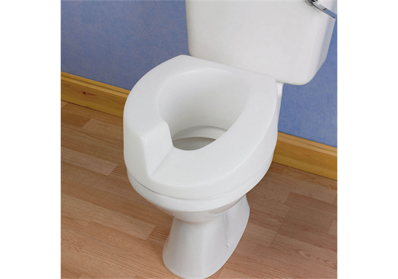 Toilettenaufsatz Arthrodesen links 14 cm (Toilettensitzerhöhung) Max.Benutzergewicht:165kg