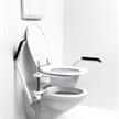 Toilettenlift ohne Armlehnen rechts montierte Hubsäule, elektrisch stufenlos verstellbar | Bild 2