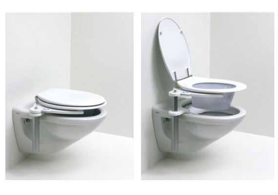 Toilettensitzerhöhung ohne Armlehnen max. 120 kg
