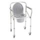 Toilettenstützgestell/Toiletten 4-in-1 aus Alu, faltbar, mit Rollen