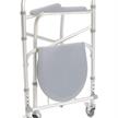 Toilettenstützgestell/Toiletten 4-in-1 aus Alu, faltbar, mit Rollen | Bild 2