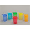 Trinkbecher-Set Ornamin Standard 805 grün 220 ml mit Deckel für Tee+Brei spülmaschinenfest