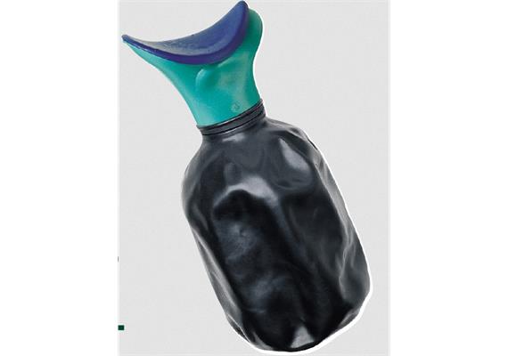 Uribag Urin-Beutel faltbar mit Deckel für Frauen (Urinflasche, Fassungsvermögen ca. 1,2 L)