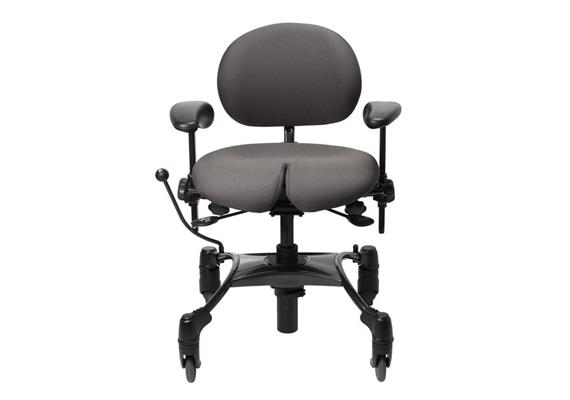 VELA Therapie-Stuhl Arthrodese Bezug Kunstleder schwarz